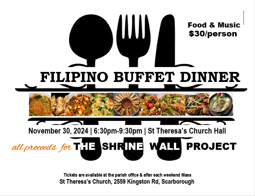 Filipino Buffet Dinner Flyer