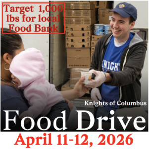 Food Drive Colleciton sign