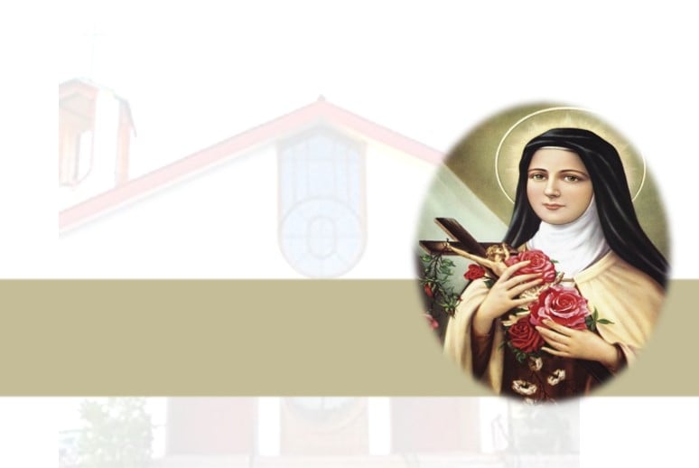 Banner of St Theresa's Feast Day 2023