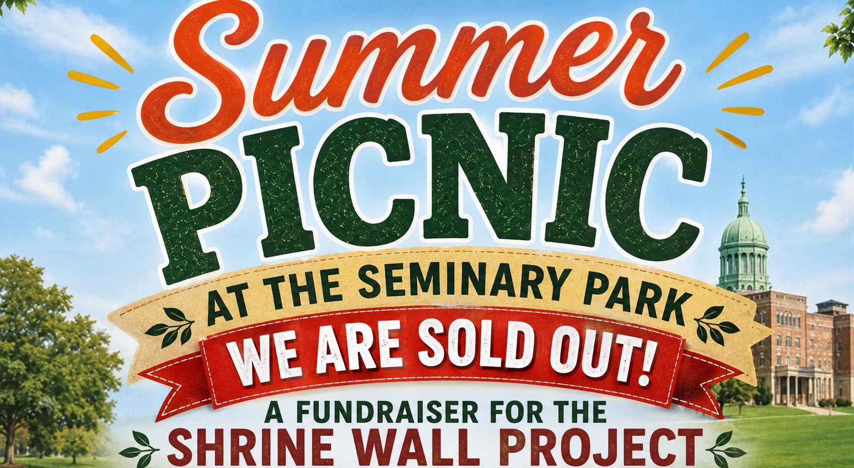 Picnic at the Seminary Tickets Sold Out