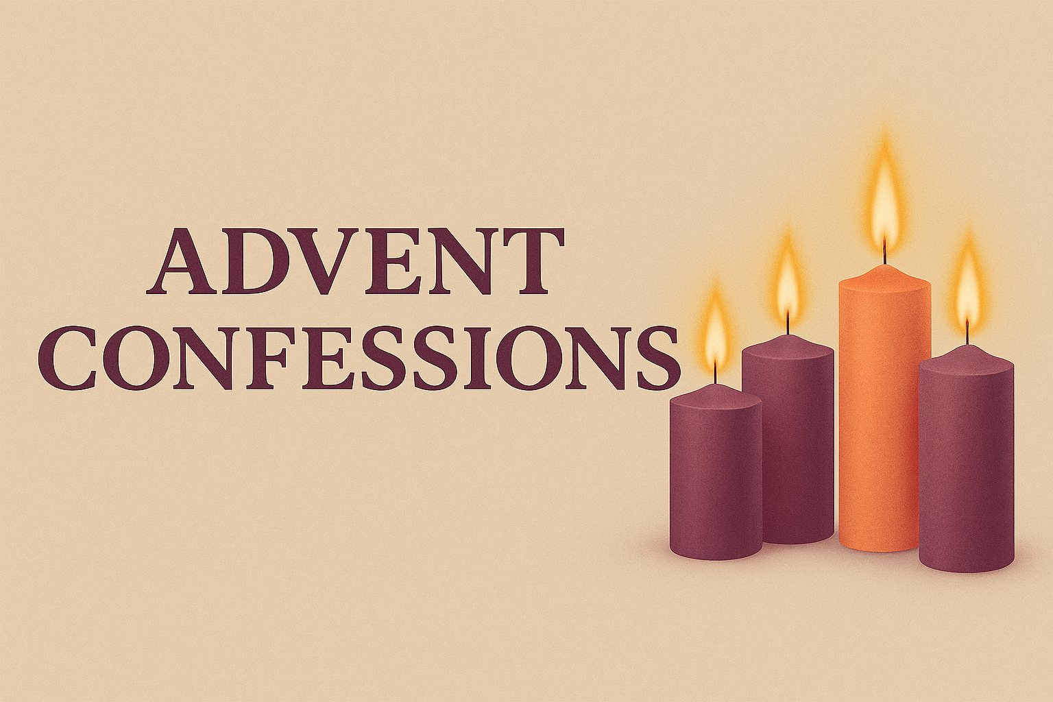 Advent Confessions poster