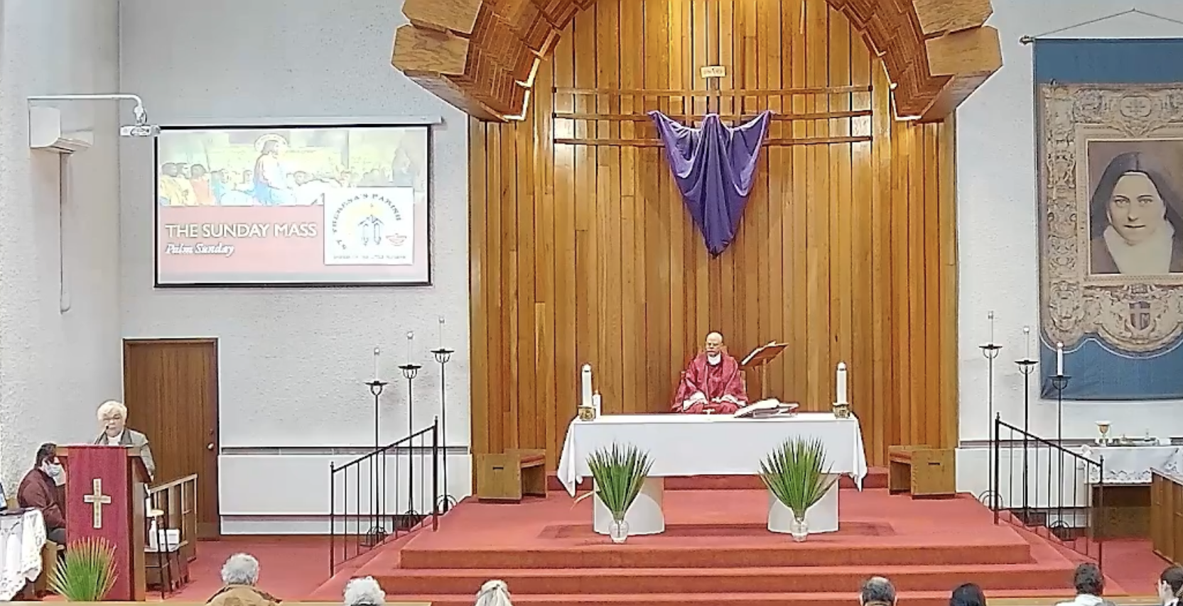 Palm Sunday at St Theresa