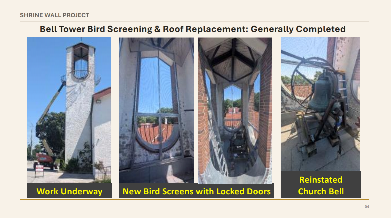 Phase 1 Bell Tower Repairs